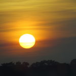 Sonnenaufgang Flughafen Panama